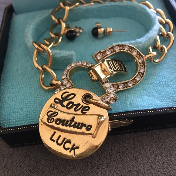 Vintage Juicy Couture Bracelet + Earrings - Picture 3 of 5